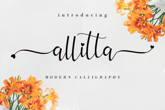 Allitta: Elegant Handwritten Font