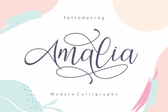 Amalia: A Script Font for Business Elegance