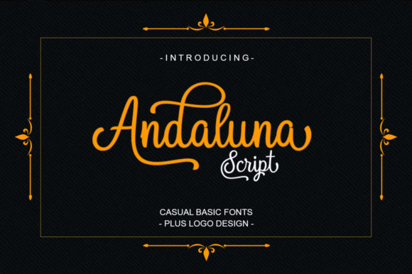 Andaluna: A Elegant Handwritten Font