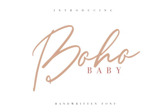 Boho Baby Font for Web Design