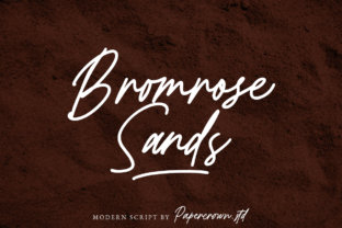 Bromrose Sands: A Flowing Script Font