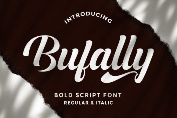 Bufally: A Vintage Script Font for Web Design