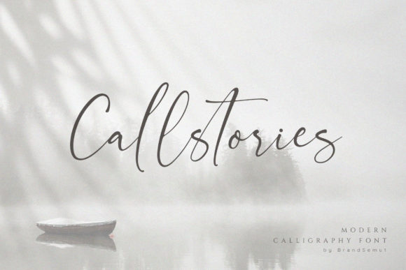Callstories: A Modern Script Font for Web Design