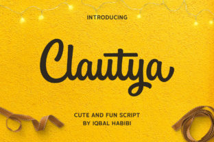 Clautya: A Handwritten Font for Creative Makers