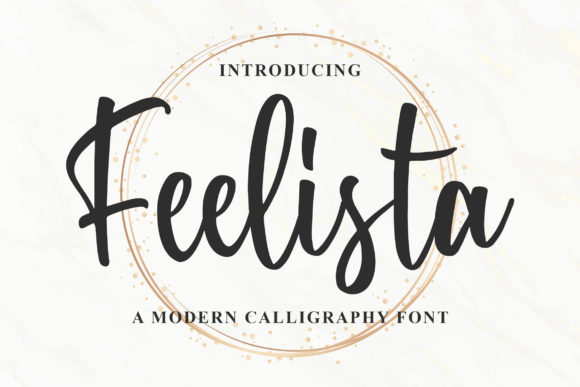 Feelista: A Handwritten Font for Elegant Design