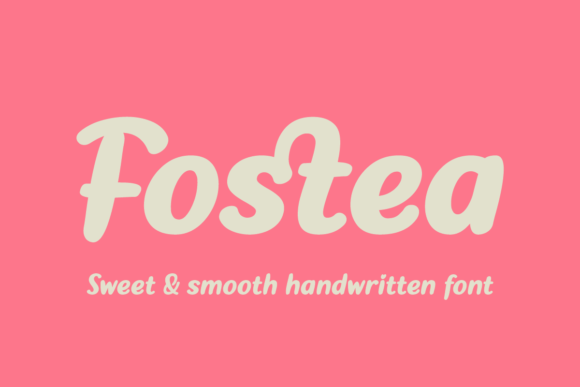 Fostea: A Script Font for Web Design