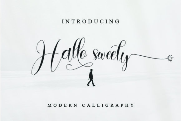 Hallo Sweety: A Script Font for Creative Projects