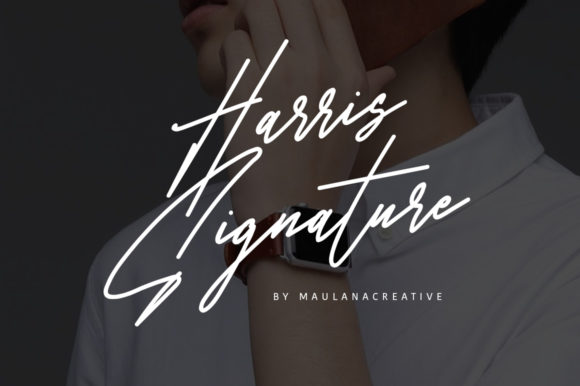 Harris Signature Font: Timeless Elegance for Makers