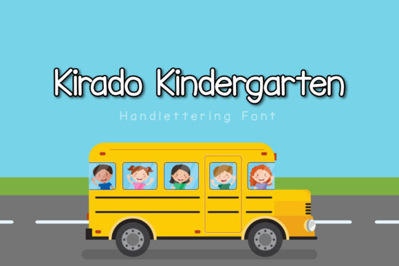 Kirado Kindergarten Font for Editorial Design