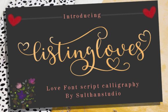 Listing Loves: A Font That Speaks Volumes