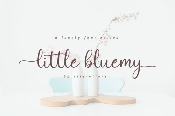 Little Bluemy Font: Playful Script for Creative Projects
