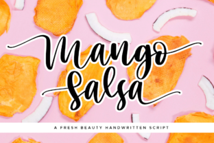 Mango Salsa: A Elegant Handwritten Font