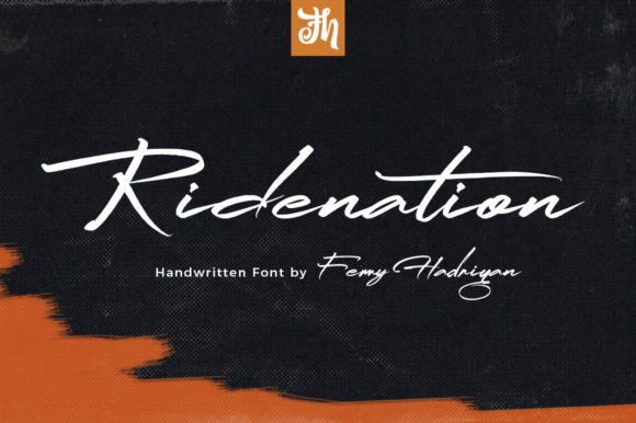 Ridenation: A Flowing Script for Elegant Design