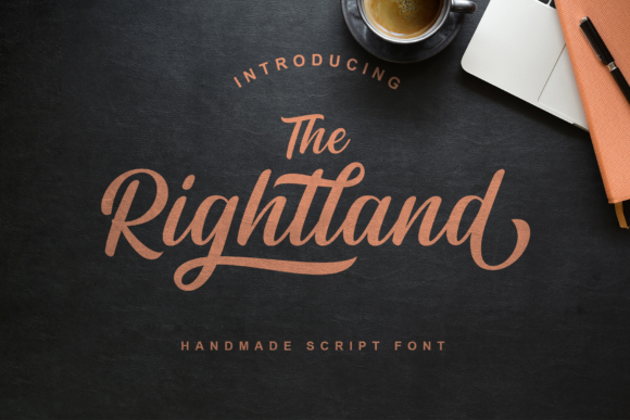 Rightland: A Modern Handwritten Font