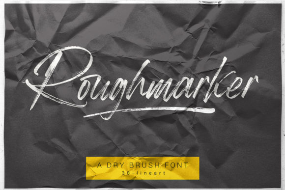 Roughmarker: A Fun Script Font for Crafters
