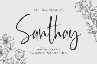 Santhay: A Magical Script Font