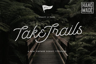 Take Trails: A Vintage Script Font